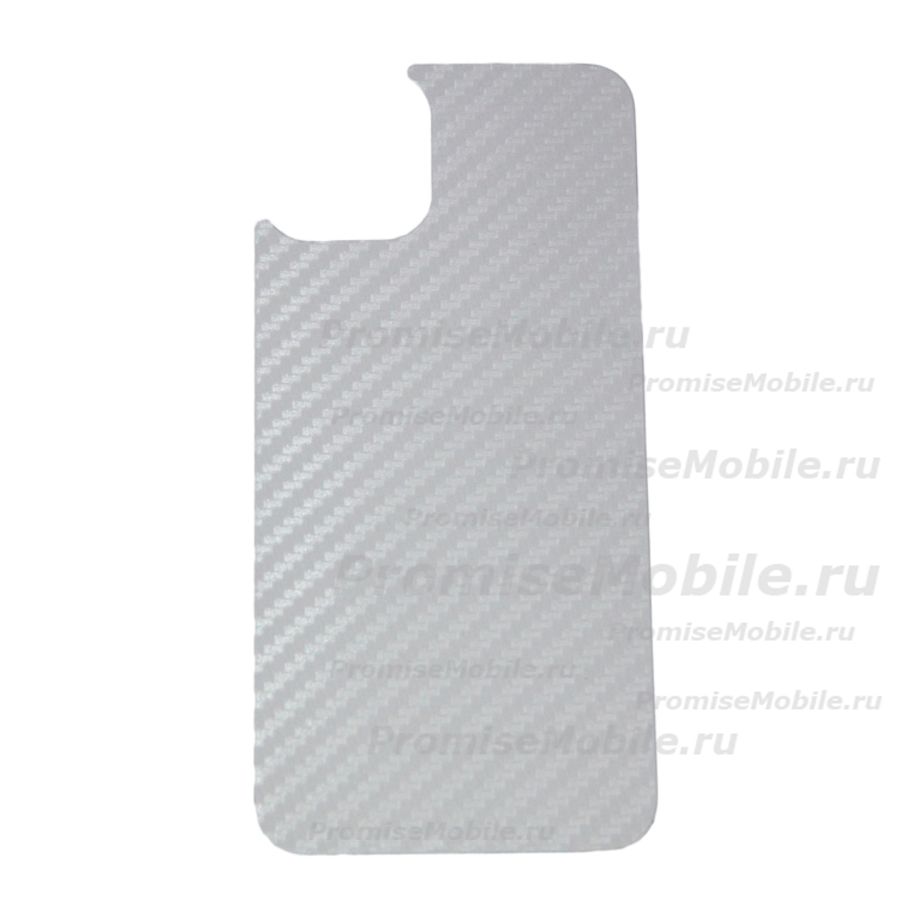 Защитная пленка на заднюю панель для Apple iPhone 11 Pro (силикон, карбоновая) ― 