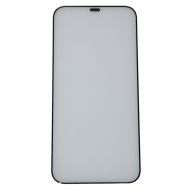 Защитное стекло для Apple iPhone 12 Pro Max (2,5D/с сеткой динамика) <черный>