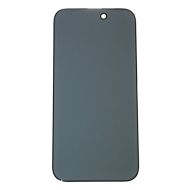 Защитное стекло для Apple iPhone 14 Pro (закаленное, полное покрытие, антишпион) <черный>