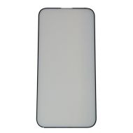 Защитное стекло для Apple iPhone 14 Pro (2,5D/закаленное, матовое, полная наклейка) <черный>