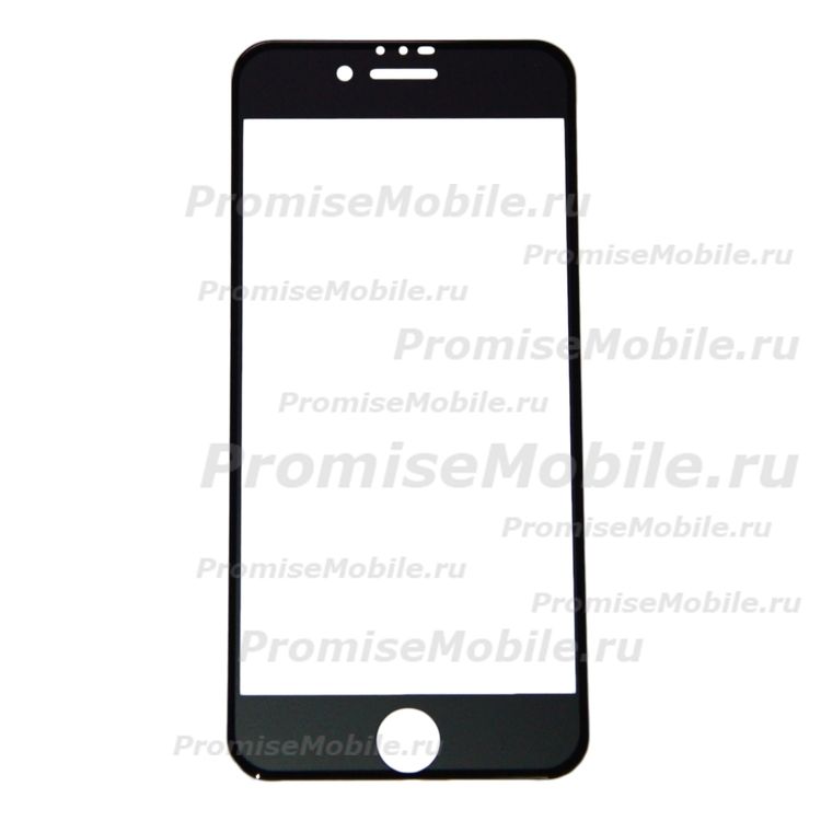 Защитное стекло для Apple iPhone SE 2022 (2,5D/закаленное, матовое, полная наклейка) <черный> ― 
