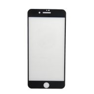 Защитное стекло для Apple iPhone 8 Plus (2.5D пластик/полная наклейка) <черный>