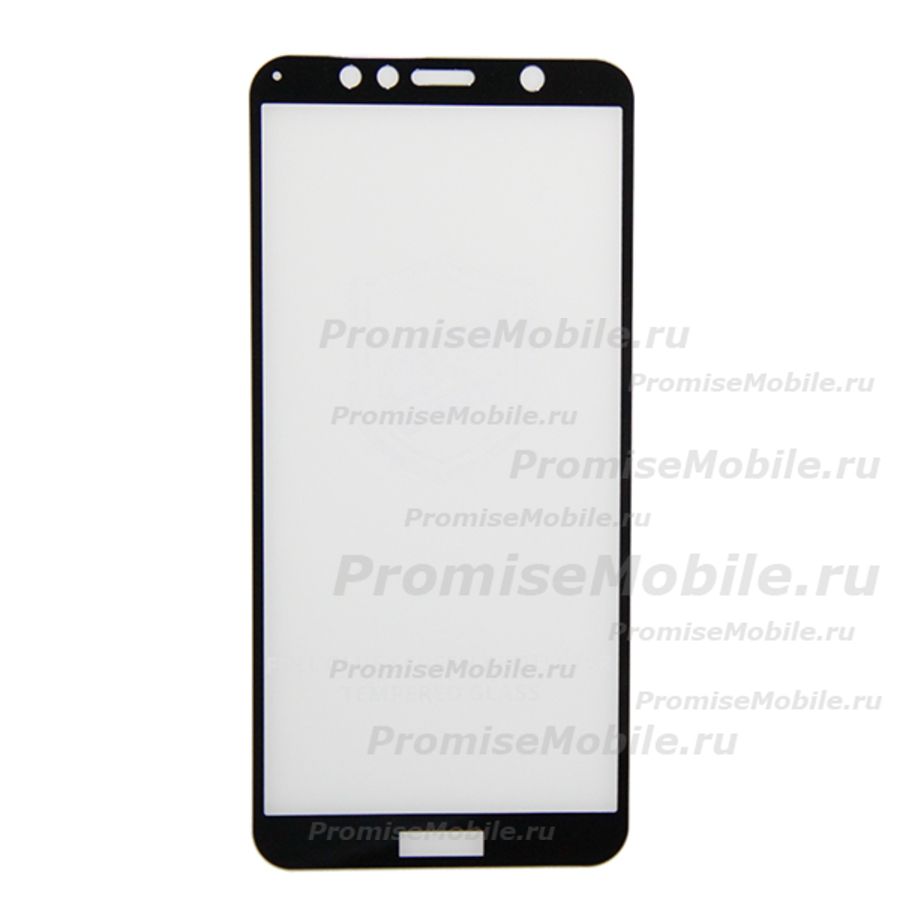 Защитное стекло для Huawei DRA-LX5 (2,5D/полная наклейка) <черный> ― 