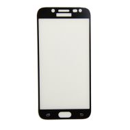 Защитное стекло для Samsung SM-J530F (Galaxy J5 2017) (2,5D/полная наклейка) <черный>