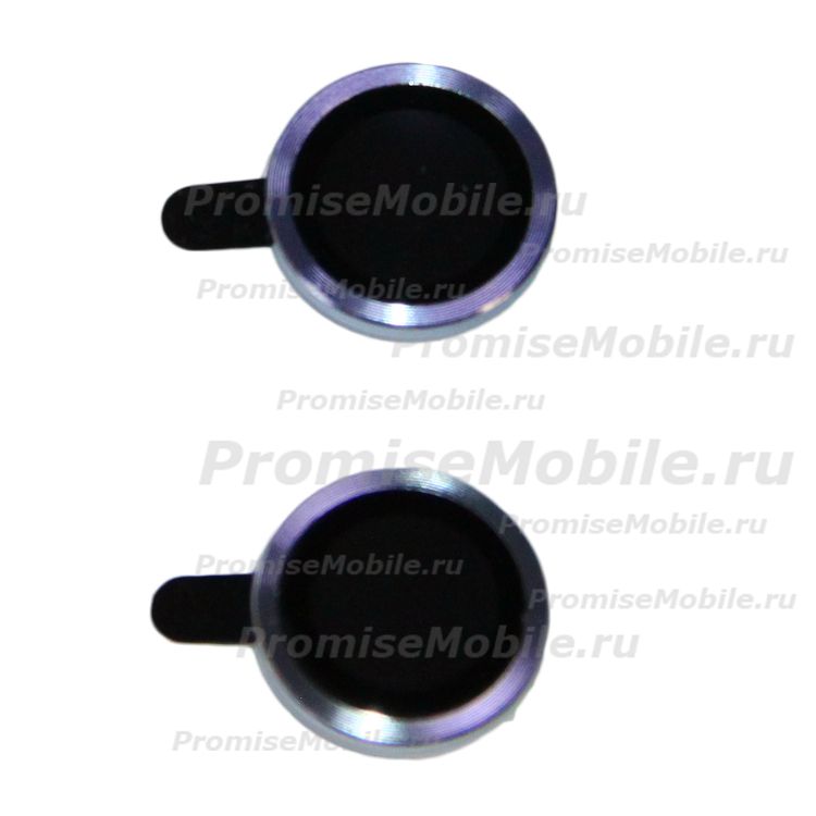 Защитное стекло линзы камеры для Apple iPhone 14 (комплект 2 шт.) <голубой> ― 
