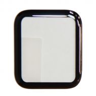 Защитное стекло для Apple Watch SE (40 mm) (3D/полная наклейка) <черный>