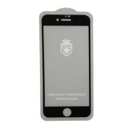 Защитное стекло для Apple iPhone SE 2020 (2.5D пластик/полная наклейка) <черный>