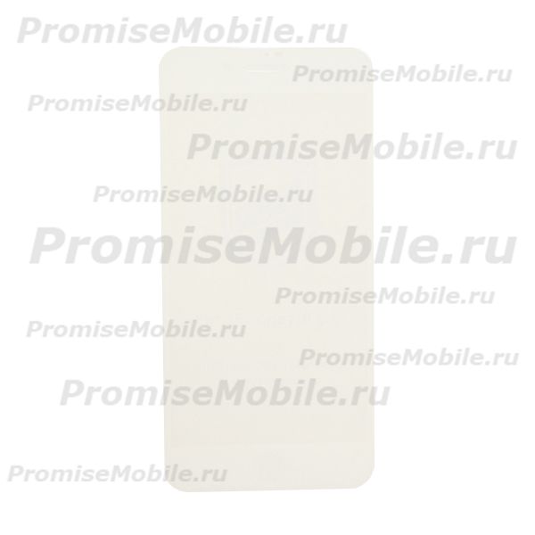 Защитное стекло для Apple iPhone 8 Plus (2.5D пластик/полная наклейка) <белый> ― 