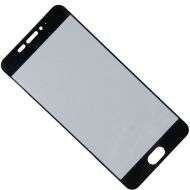 Защитное стекло для Meizu MX6 (M685H) (2,5D/наклейка по периметру) <черный>