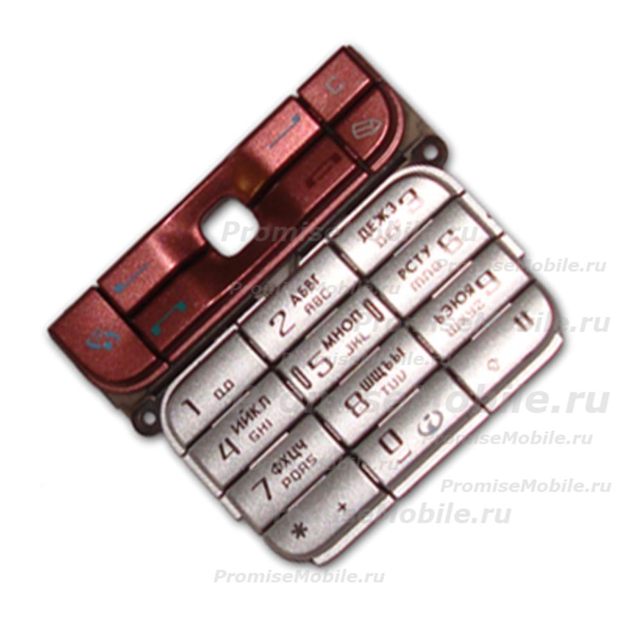 Клавиатура для Nokia 3230 <красный> ― 