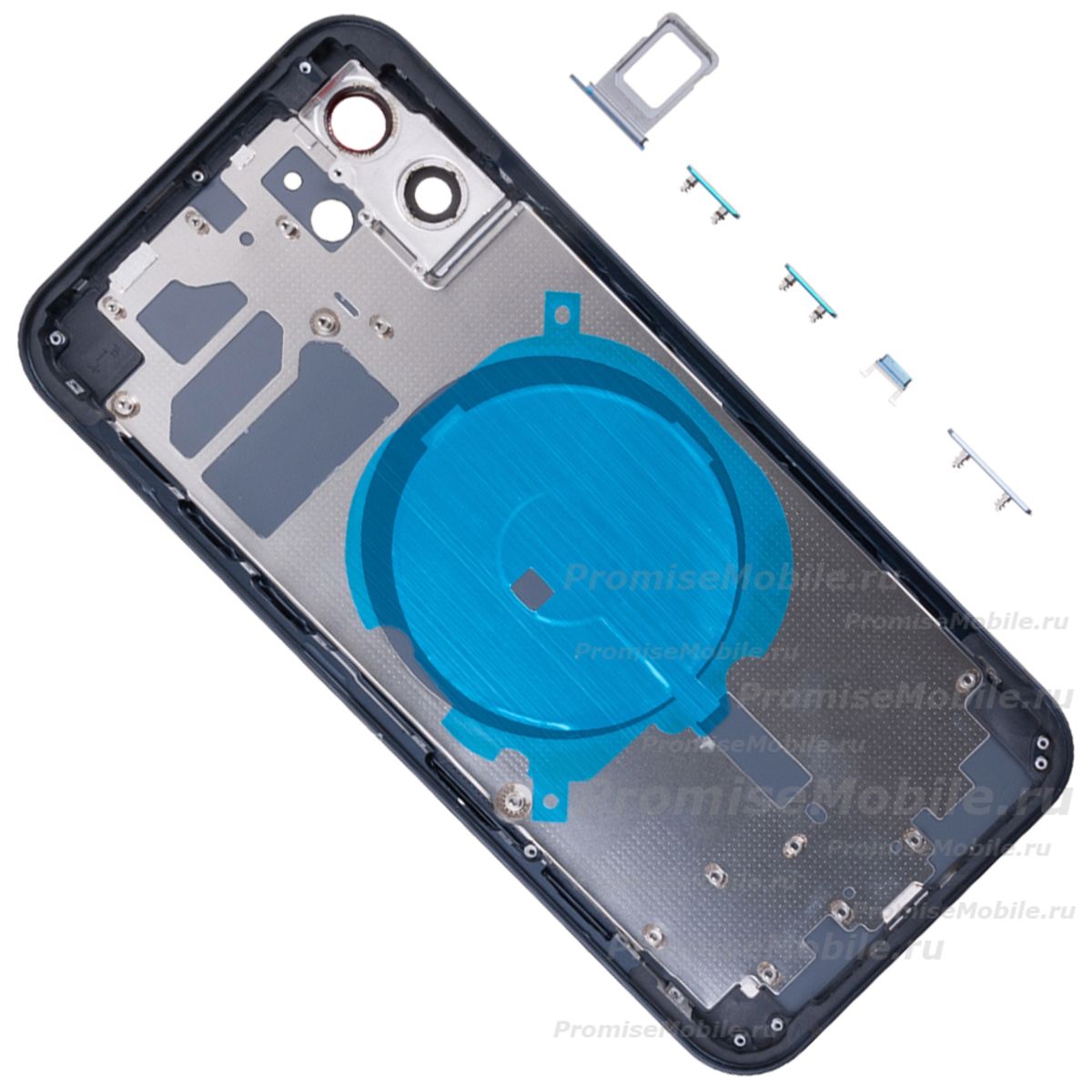 Корпус для Apple iPhone 12 (1 Sim) <черный> ― 