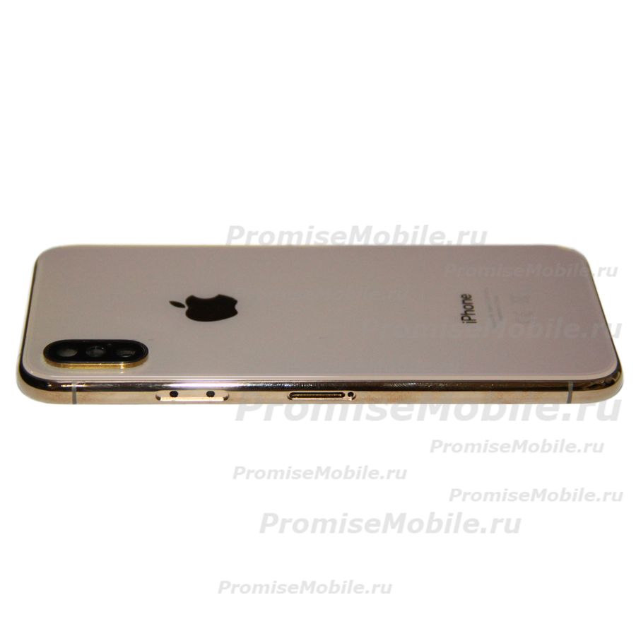 Корпус для Apple iPhone Xs (1 Sim) <золотой> (оригинал) ― 