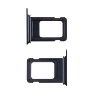 Лоток sim-карты для Apple iPhone 14 (1 Sim) <черный>