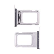 Лоток sim-карты для Apple iPhone 14 (2 Sim) <белый>