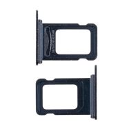 Лоток sim-карты для Apple iPhone 14 (2 Sim) <черный>