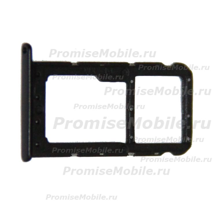 Лоток sim-карты для Huawei Honor 9 Lite Premium и карты памяти <черный> ― 