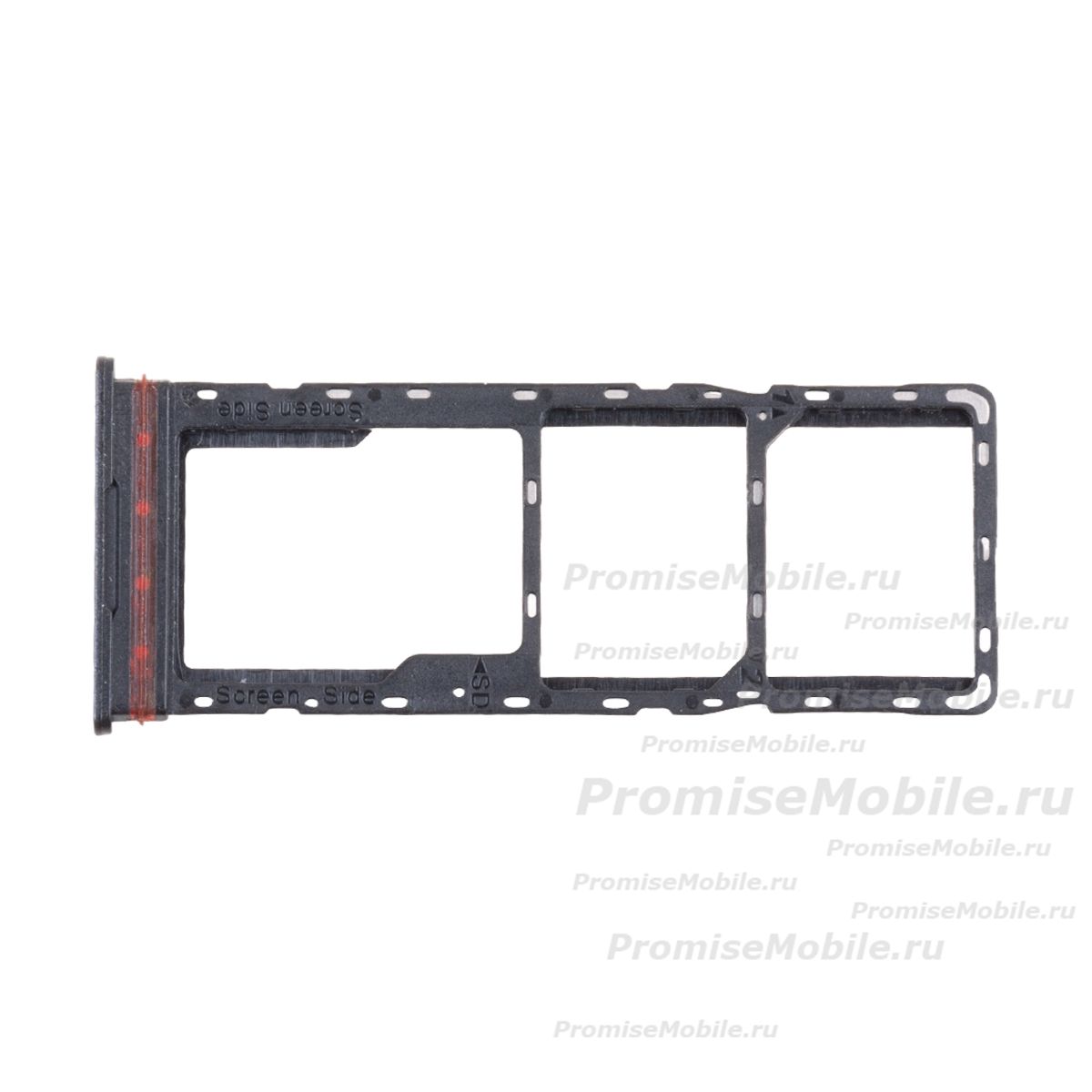 Лоток sim-карты для Infinix Hot 50 (X6882) и карты памяти <черный> ― 