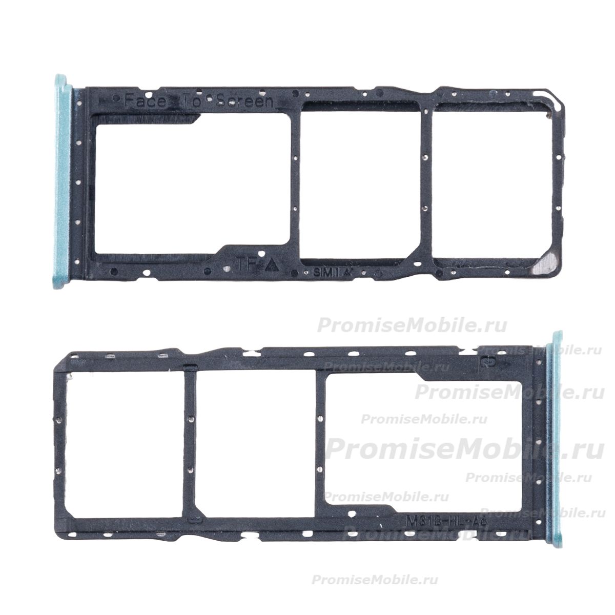 Лоток sim-карты для Realme C53 <зеленый> ― 