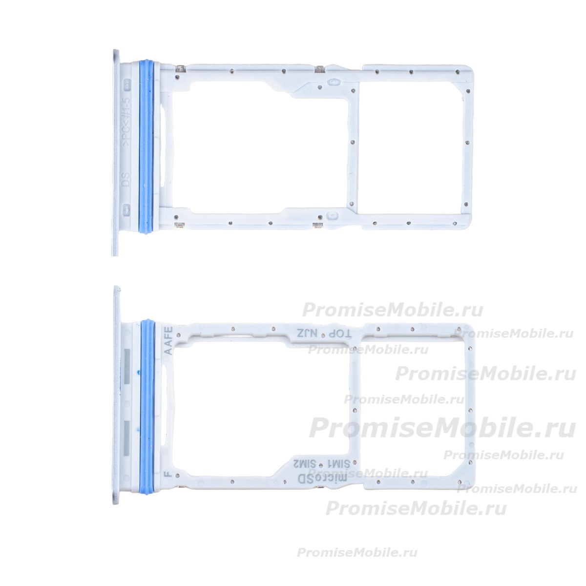 Лоток sim-карты для Samsung SM-A165F (Galaxy A16) и карты памяти <серый> ― 