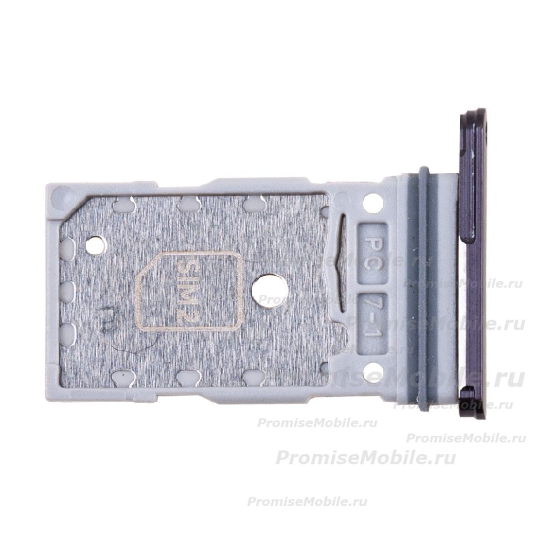 Лоток sim-карты для Samsung SM-S901B (Galaxy S22) <черный> ― 