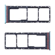 Лоток sim-карты для Tecno Spark 8C (KG5n) и карты памяти <бирюзовый>	