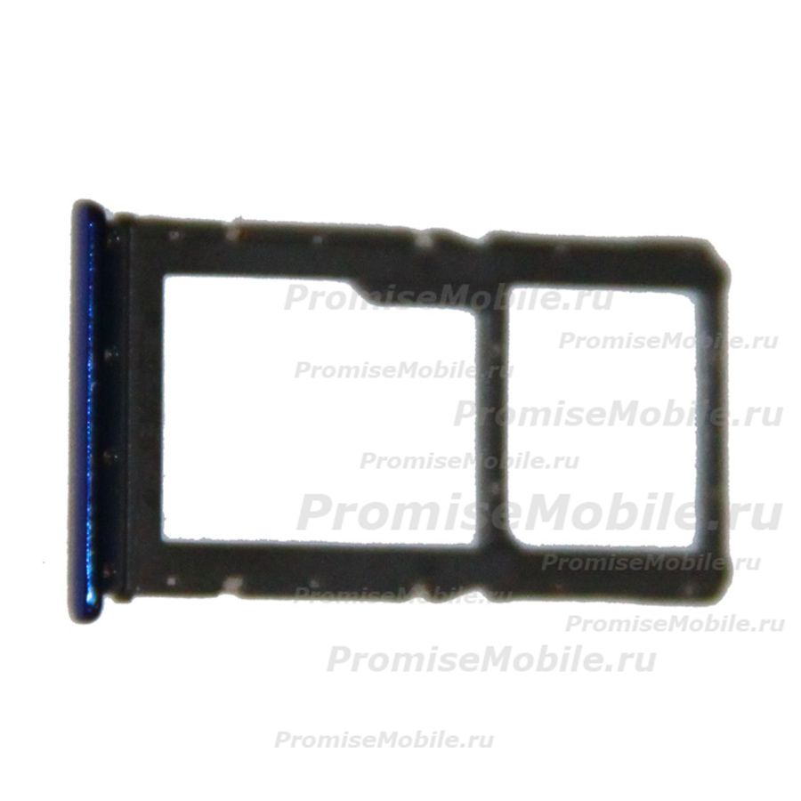 Лоток sim-карты для Xiaomi M1901F7G и карты памяти <синий> ― 