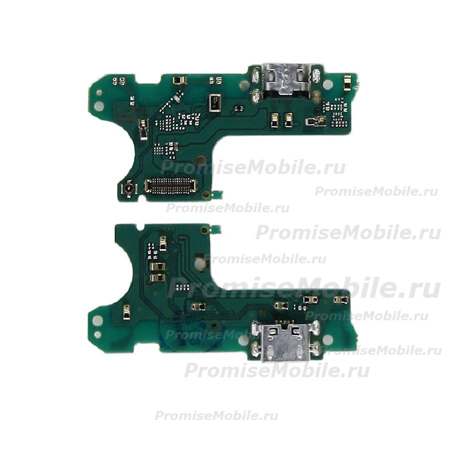 Плата нижняя для Asus ZenFone Max M2 (ZB633KL) на системный разъем и микрофон ― 