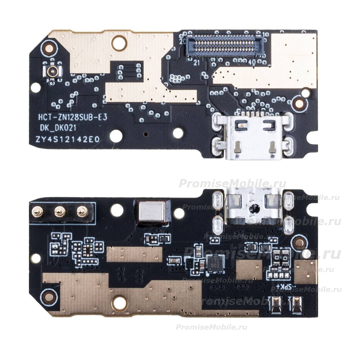 Плата нижняя для Blackview BV4900 на системный разъем и микрофон (оригинал) ― 