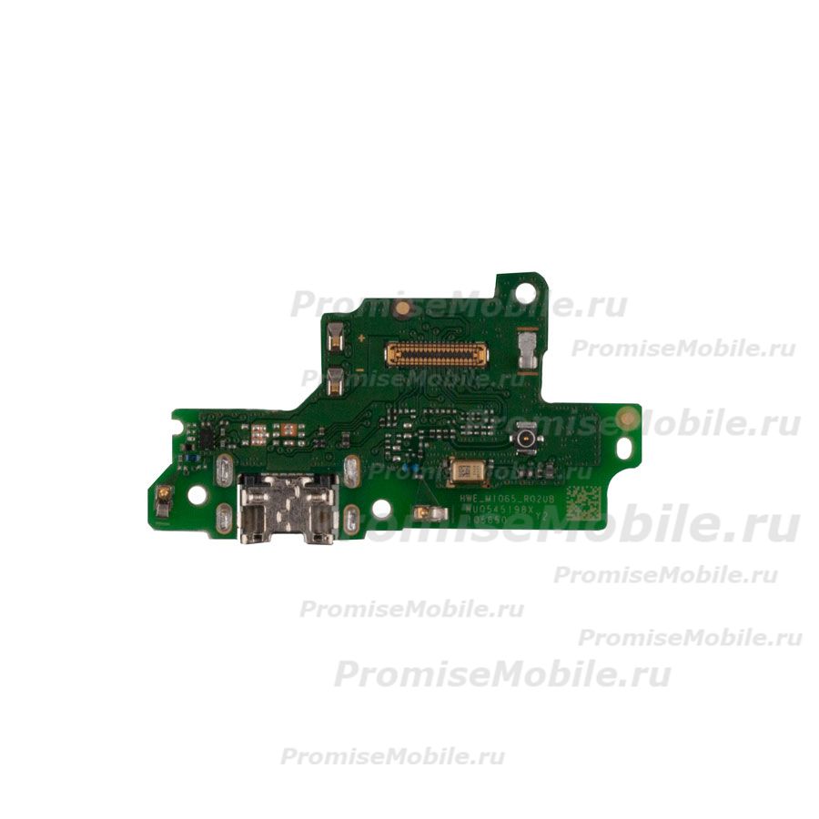 Плата нижняя для Huawei AMN-LX9 на системный разъем и микрофон (оригинал) ― 