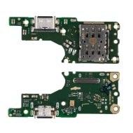 Плата нижняя для Huawei NEN-LX1 на системный разъем, разъем Sim-карты и микрофон