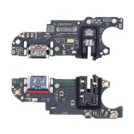Плата нижняя для Honor X6 (VNE-LX1) на системный разъем, разъем гарнитуры и микрофон (оригинал)
