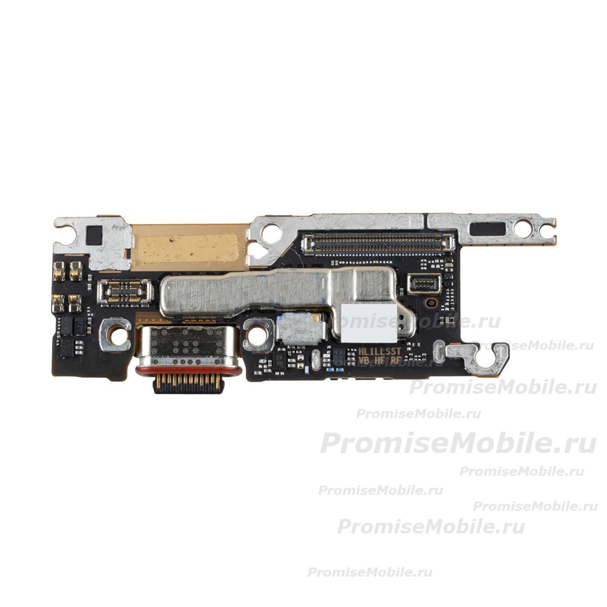 Плата нижняя для Huawei LMR-LX9 на системный разъем, разъем Sim-карты и микрофон (оригинал) ― 