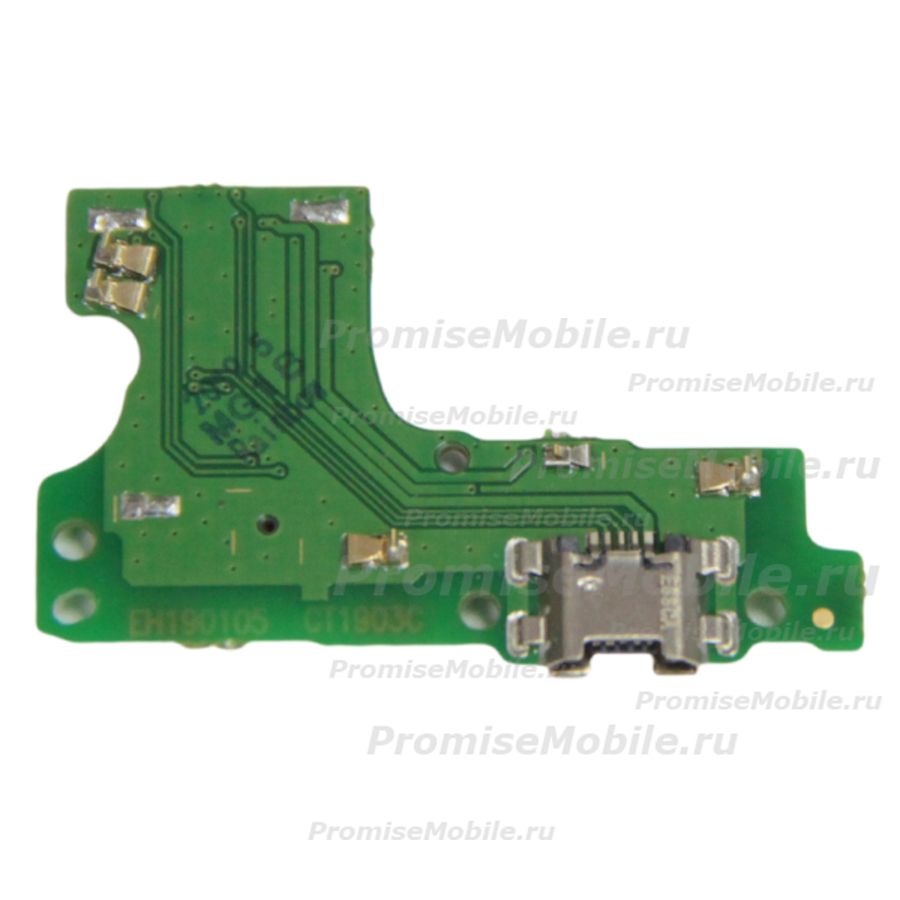 Плата нижняя для Huawei Y6 2019 на системный разъем и микрофон ― 