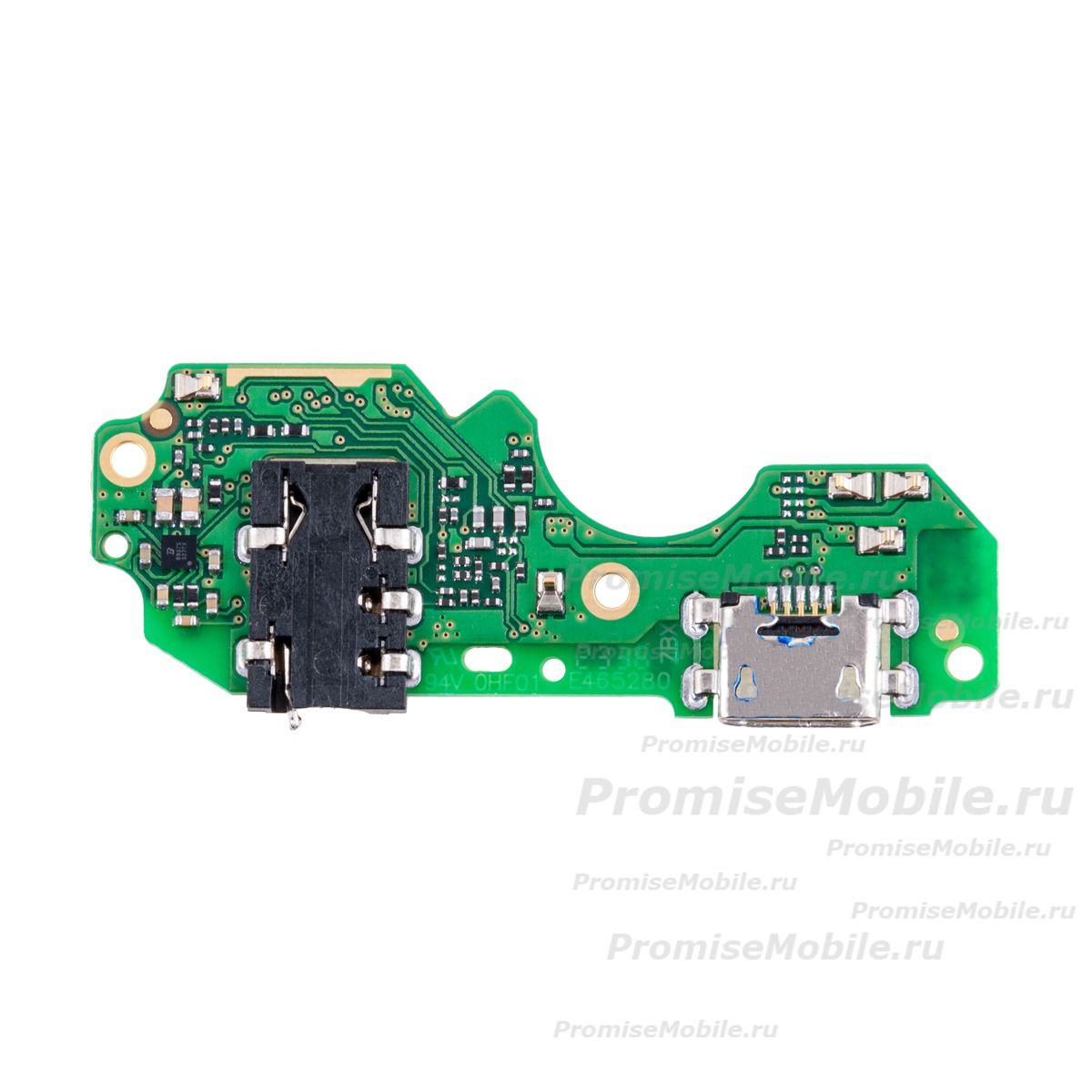 Плата нижняя для Tecno Spark 8C (KG5n) на системный разъем, разъем гарнитуры и микрофон (оригинал) ― 