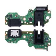 Плата нижняя для Tecno Spark 8C (KG5n) на системный разъем, разъем гарнитуры и микрофон (оригинал)