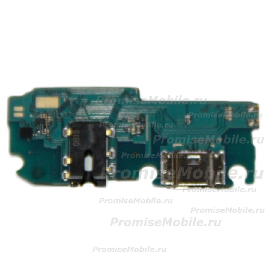 Плата нижняя для Samsung SM-A022F (Galaxy A02) на системный разъем и микрофон ― 