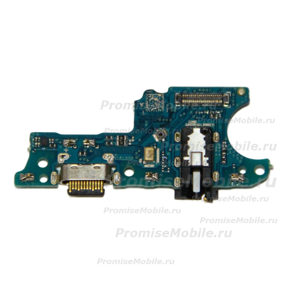 Плата нижняя для Samsung SM-A025F (Galaxy A02s) на системный разъем, разъем гарнитуры и микрофон ― 