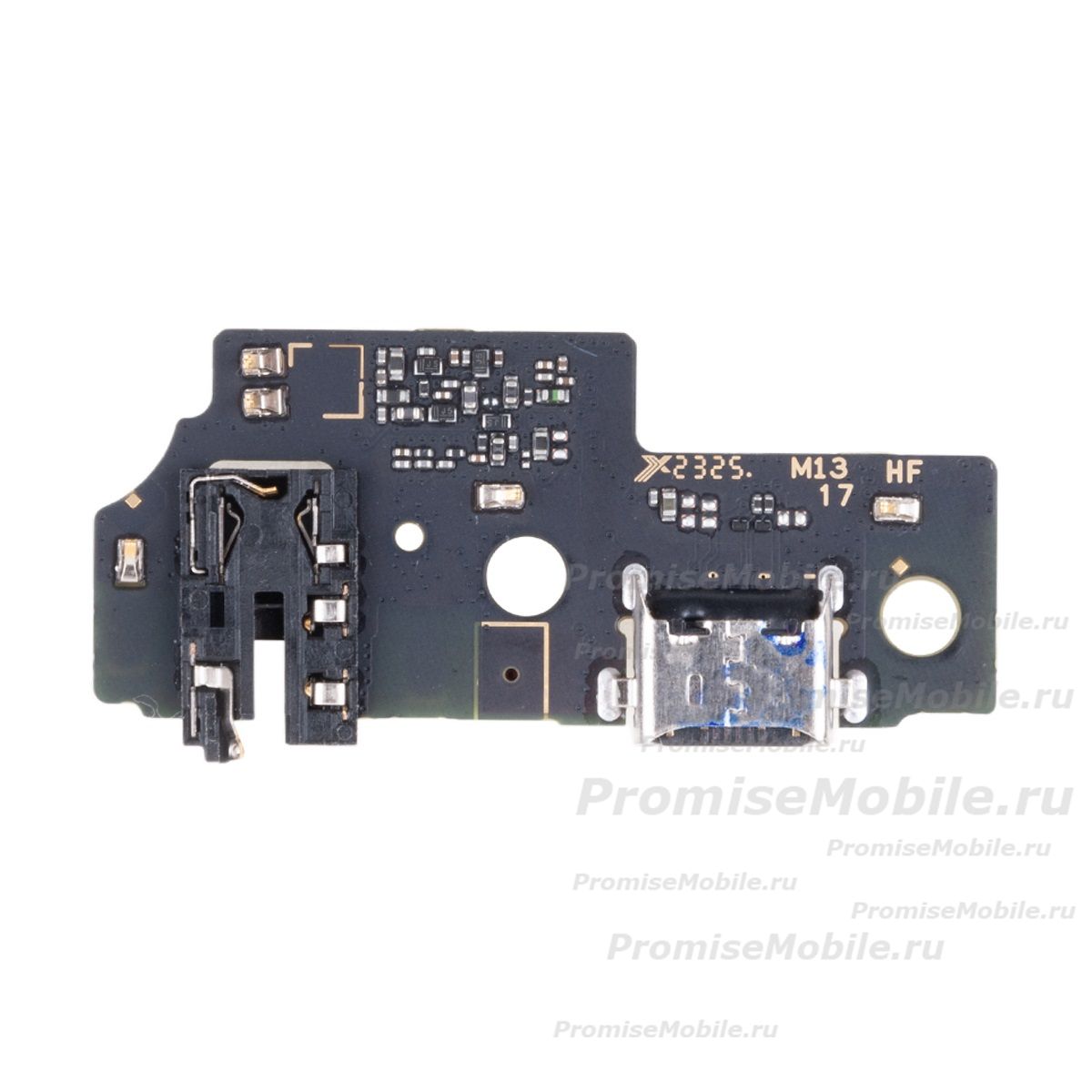 Плата нижняя для Samsung SM-A045F (Galaxy A04) на системный разъем, разъем гарнитуры и микрофон (оригинал) ― 