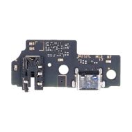 Плата нижняя для Samsung SM-A045F (Galaxy A04) на системный разъем, разъем гарнитуры и микрофон (оригинал)