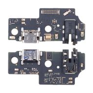 Плата нижняя для Samsung SM-A045F (Galaxy A04) на системный разъем, разъем гарнитуры и микрофон (оригинал)