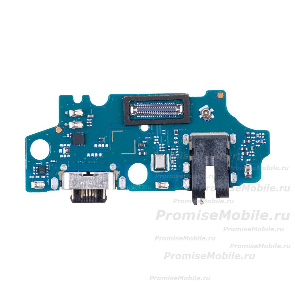 Плата нижняя для Samsung SM-A057F (Galaxy A05s) на системный разъем, разъем гарнитуры и микрофон ― 