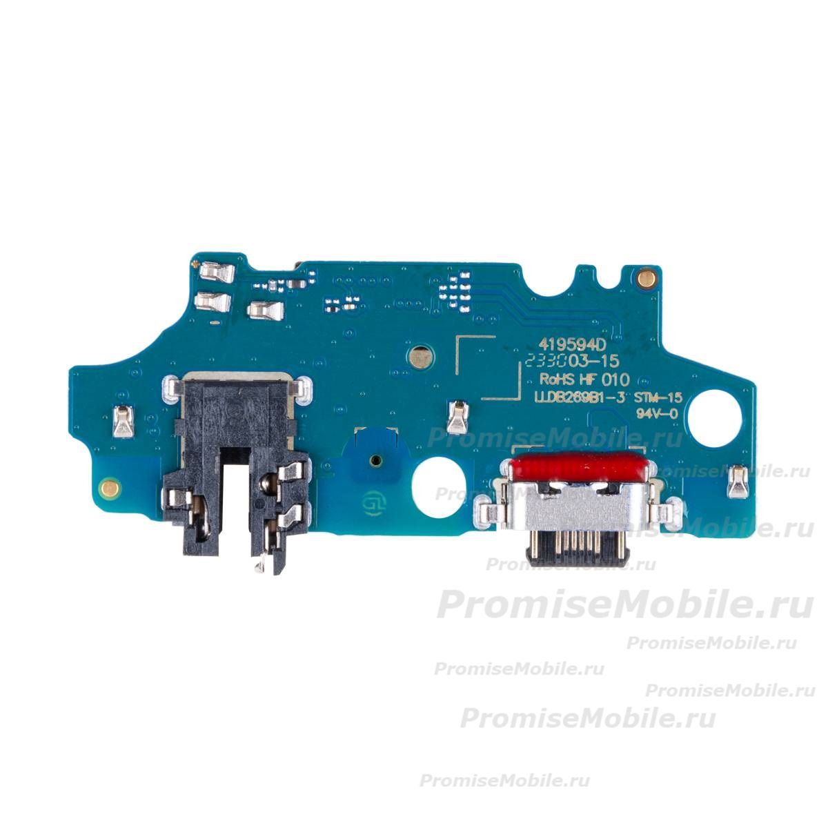 Плата нижняя для Samsung SM-A057F (Galaxy A05s) на системный разъем, разъем гарнитуры и микрофон ― 