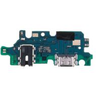 Плата нижняя для Samsung SM-A135F (Galaxy A13) на системный разъем, разъем гарнитуры и микрофон