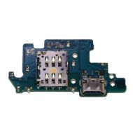 Плата нижняя для Samsung SM-A805F (Galaxy A80) на системный разъем и микрофон