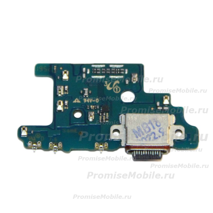 Плата нижняя для Samsung SM-G985F (Galaxy S20 Plus) на системный разъем и микрофон ― 