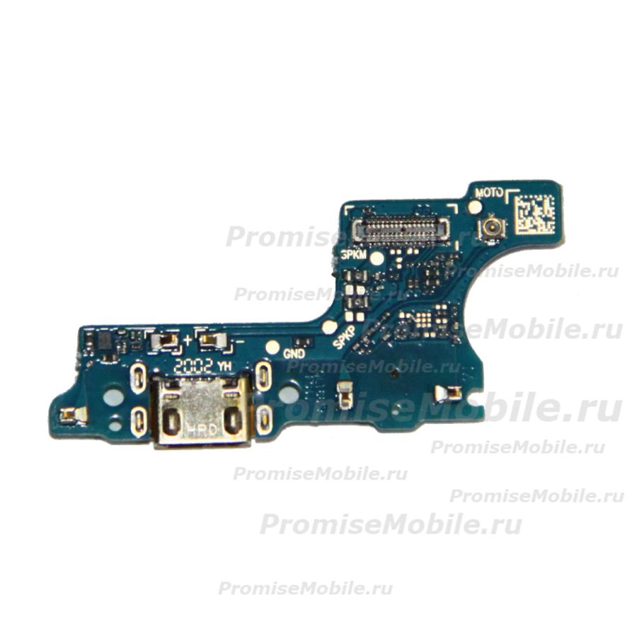 Плата нижняя для Samsung SM-A015F (Galaxy A01) на системный разъем и микрофон (узкий разъем шлейфа) ― 