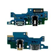 Плата нижняя для Samsung SM-M315F (Galaxy M31) на системный разъем, разъем гарнитуры и микрофон (оригинал)