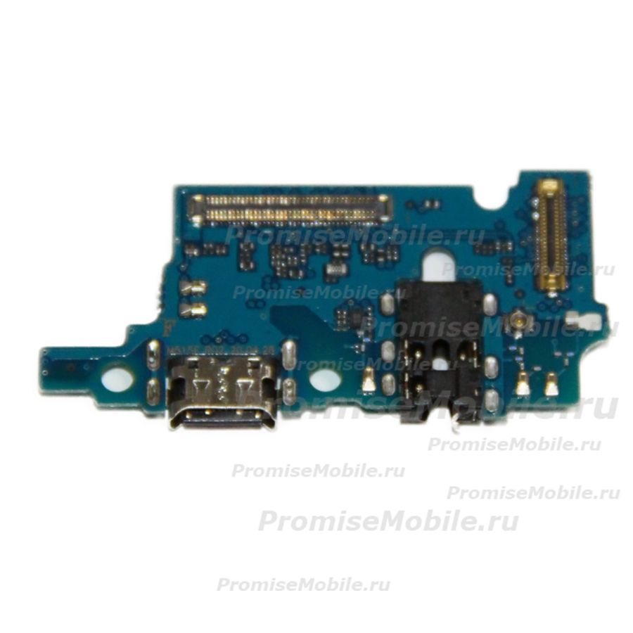 Плата нижняя для Samsung SM-M515F (Galaxy M51) на системный разъем, разъем гарнитуры и микрофон ― 