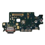Плата нижняя для Samsung SM-S906B (Galaxy S22 Plus) на системный разъем, разъем Sim-карты и микрофон