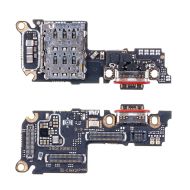 Плата нижняя для Xiaomi 2211133G на системный разъем, разъем Sim-карты и микрофон